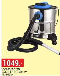 Baumax VYSAVAČ 20 I hadice 1,5 m, 1200 W filtr HEPA nabídka