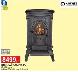 Baumax Krbová kamna P9 nabídka