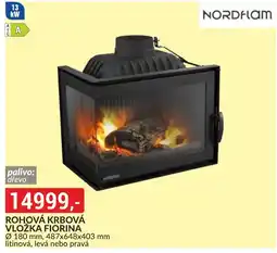 Baumax Rohová krbová vložka fiorina nabídka