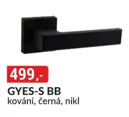 Baumax Gyes-s bb kování, černá, nikl nabídka