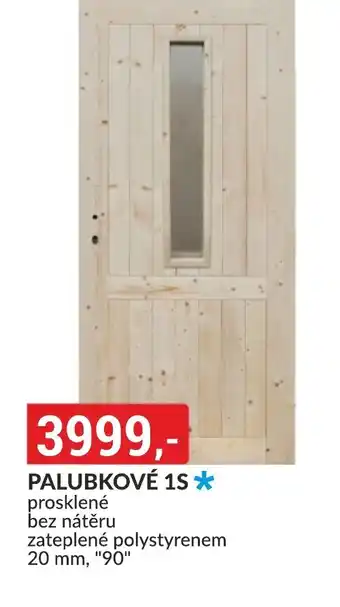 Baumax Palubkové 1s prosklené nabídka