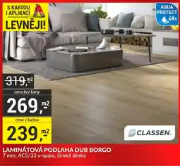 Baumax Laminátová podlaha dub borgo nabídka