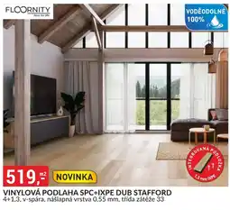 Baumax Vinylová podlaha spc+ixpe dub stafford nabídka