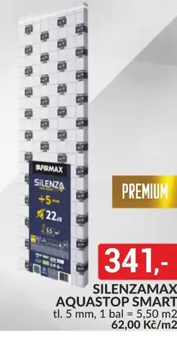 Baumax Silenzamax aquastop smart nabídka