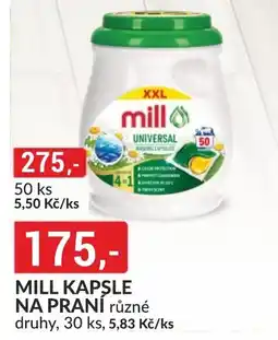 Baumax Mill kapsle na praní nabídka