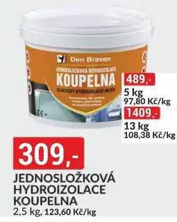 Baumax Jednosložková hydroizolace koupelna nabídka