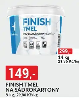 Baumax Finish tmel na sádrokartony nabídka