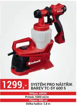 Baumax Systém pro nástřik barev tc-sy 600 s nabídka