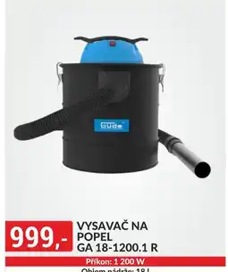 Baumax Vysavač na popel ga 18-1200.1 r nabídka
