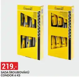 Baumax Sada šroubováků condor 6 ks nabídka