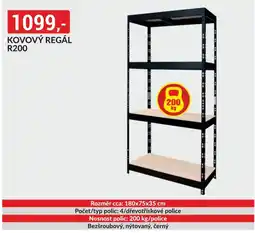 Baumax Kovový regál R200 nabídka