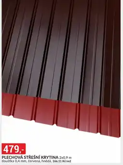 Baumax Plechová střešní krytina nabídka