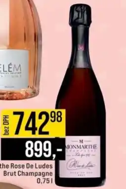 Jip Monmarthe Rose De Ludes Brut Champagne nabídka