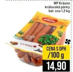 Jip MP Krásno: královské párky nabídka
