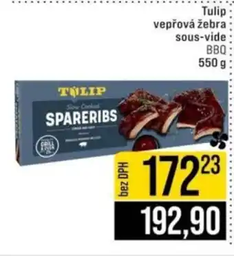 TULIP vepřová žebra sous-vide