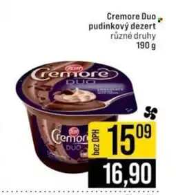 Jip Cremore Duo pudinkový dezert nabídka