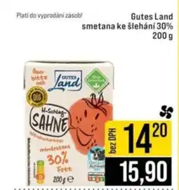 Jip Gutes Land smetana ke šlehání 30% nabídka