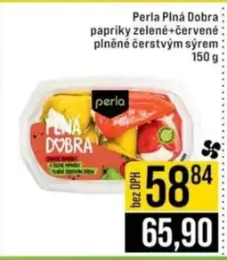 Jip Perla Plná Dobra: papriky zelené+červené plněné čerstvým sýrem nabídka