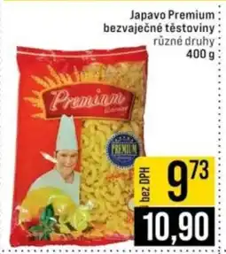 Jip Japavo Premium bezvaječné těstoviny nabídka