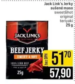 Jip Jack Link's Jerky sušené maso nabídka