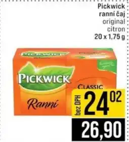 Jip Pickwick ranní čaj nabídka