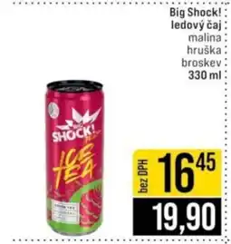 Jip Big Shock! ledový čaj nabídka