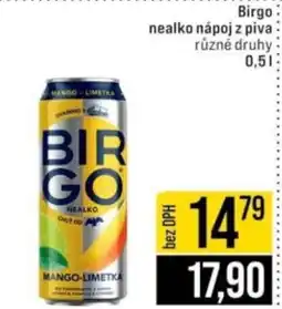 Jip Birgo nealko nápoj z piva nabídka