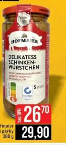 Jip Hofmaier šunkové párky nabídka