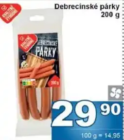 Jip Debrecínské párky nabídka