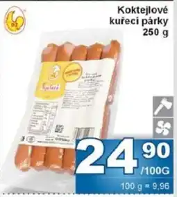 Jip Koktejlové kuřecí párky nabídka