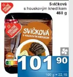 Jip Svíčková s houskovým knedlíkem nabídka