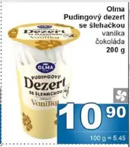 Jip OLMA Pudingový dezert se šlehačkou nabídka