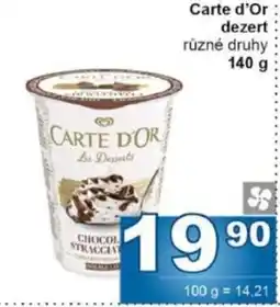 Jip Carte d'Or dezert nabídka