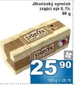 Jip Jihočeský syreček zrající sýr 0,1% nabídka