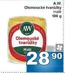 Jip A.W. Olomoucké tvarůžky nabídka