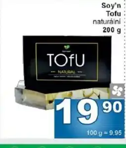 Jip Soy'n Tofu naturální nabídka