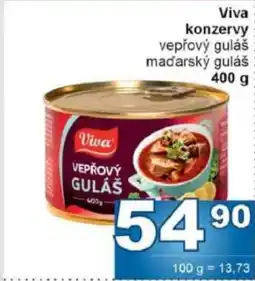 Jip Viva konzervy nabídka