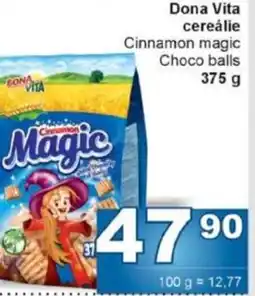 Jip Dona Vita cereálie nabídka