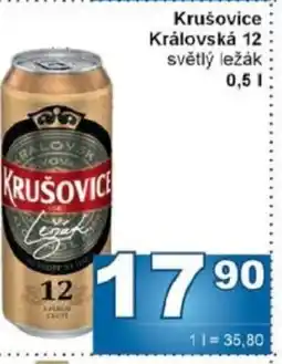 Jip Krušovice Královská 12 světlý ležák nabídka