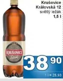 Jip Krušovice Královská 12 světlý ležák nabídka