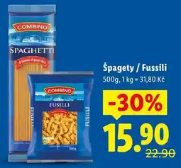 Lidl Špagety/Fussili nabídka