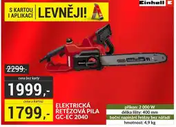 Baumax Elektrická retezová pila GC-EC 2040 nabídka