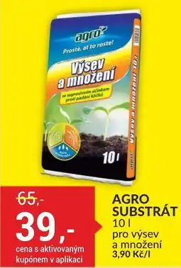 Baumax Agro substrát nabídka