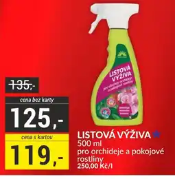 Baumax Listová výživa nabídka