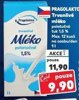 Kaufland PRAGOLAKTOS Trvanlivé mléko nabídka