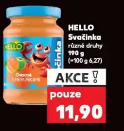 Kaufland HELLO Svačinka nabídka