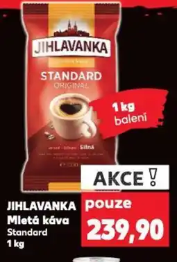 Kaufland JIHLAVANKA Mletá káva nabídka