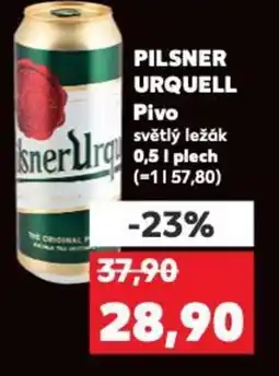 Kaufland PILSNER URQUELL Pivo nabídka