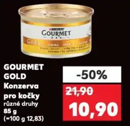 Kaufland GOURMET Gold Konzerva pro kočky nabídka