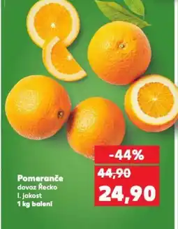 Kaufland Pomeranče nabídka
